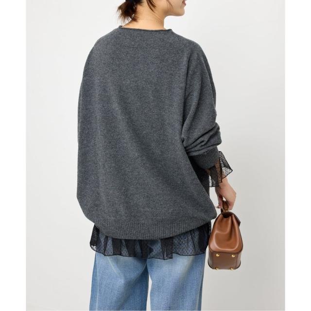 スピック＆スパン（Spick and Span）/《WEB限定 / 追加》チュールドットチュニックプルオーバー