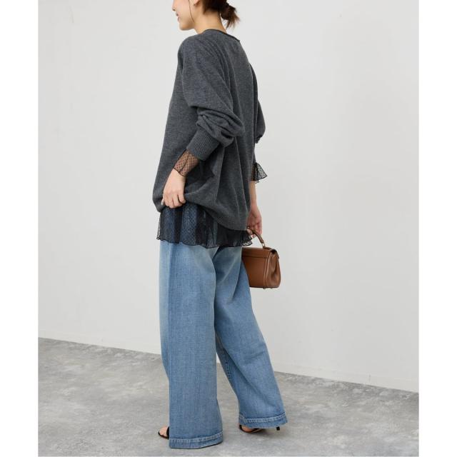 スピック＆スパン（Spick and Span）/《WEB限定 / 追加》チュールドットチュニックプルオーバー