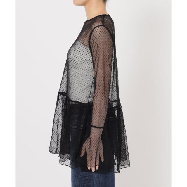 スピック＆スパン（Spick and Span）/《WEB限定 / 追加》チュールドットチュニックプルオーバー