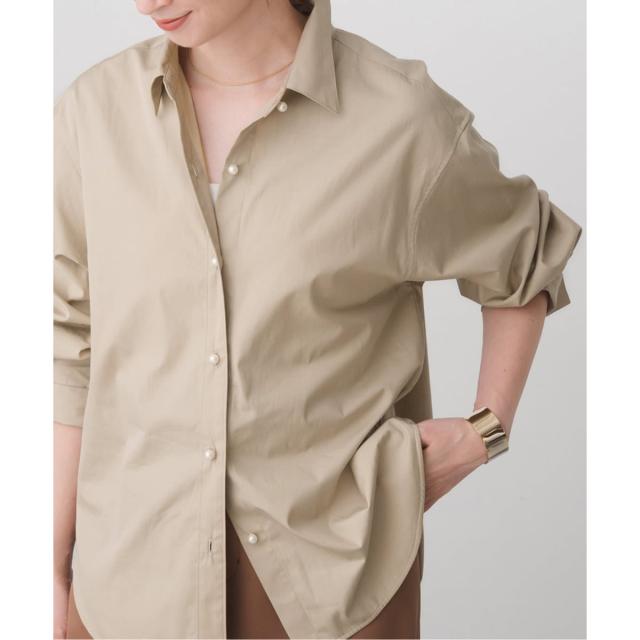 スピック＆スパン（Spick and Span）/《追加》パールボタンシャツ