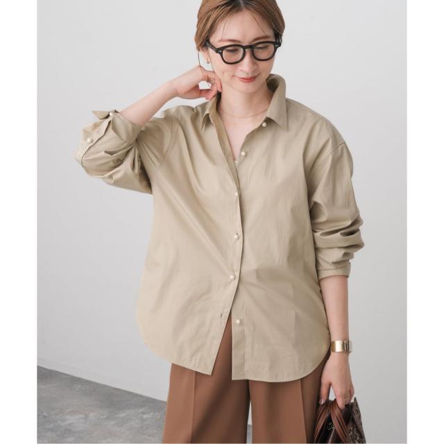 スピック＆スパン（Spick and Span）/《追加》パールボタンシャツ