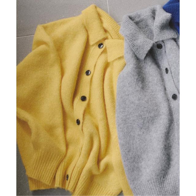 スピック＆スパン（Spick and Span）/a&m アルパカミックスポロシャツニット