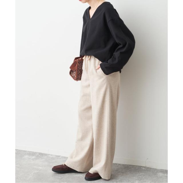 スピック＆スパン（Spick and Span）/《一部店舗+WEB限定》深Vネックコクーンプルオーバー