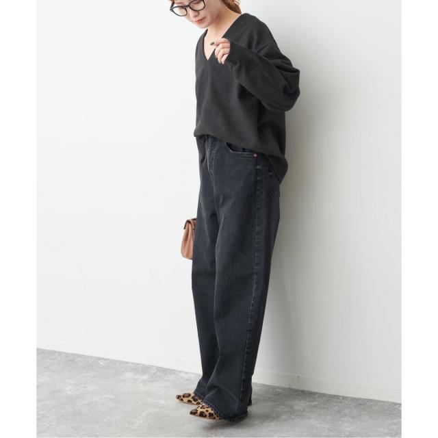 スピック＆スパン（Spick and Span）/《一部店舗+WEB限定》深Vネックコクーンプルオーバー