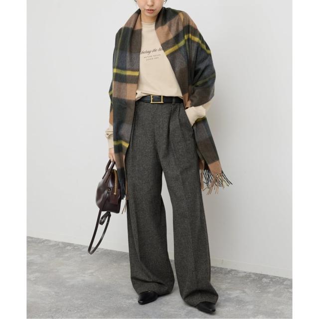 スピック＆スパン（Spick and Span）/《WEB限定 / 追加2予約》Spick & Span カシミヤチェックストール