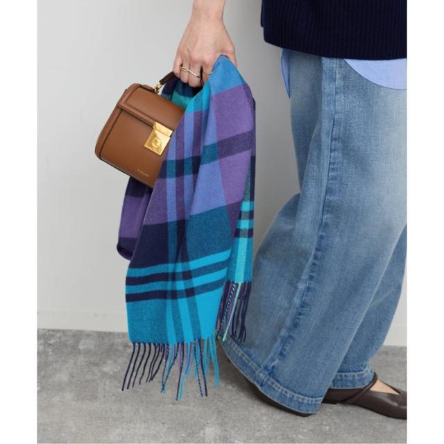 スピック＆スパン（Spick and Span）/《WEB限定 / 追加2予約》Spick & Span カシミヤチェックストール