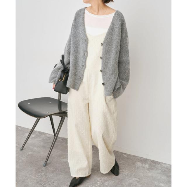 スピック＆スパン（Spick and Span）/《WEB限定》ドットジャガードサロペット