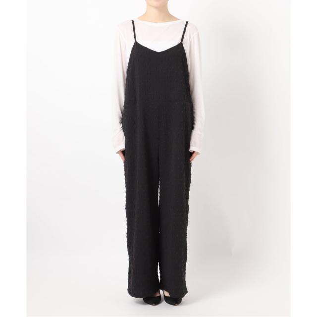 スピック＆スパン（Spick and Span）/《WEB限定》ドットジャガードサロペット