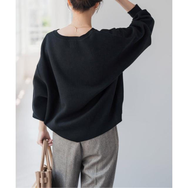 スピック＆スパン（Spick and Span）/《WEB限定カラー有り / 追加3》メタルボタンヘンリーネックニット