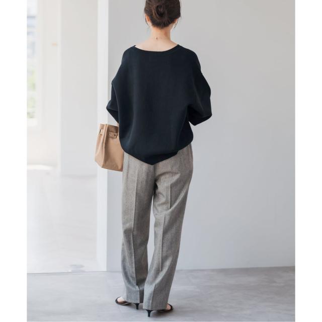 スピック＆スパン（Spick and Span）/《WEB限定カラー有り / 追加3》メタルボタンヘンリーネックニット