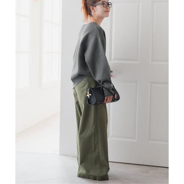 スピック＆スパン（Spick and Span）/《WEB限定カラー有り / 追加3》メタルボタンヘンリーネックニット