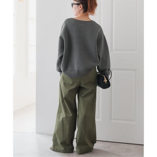 スピック＆スパン（Spick and Span）/《WEB限定カラー有り / 追加3》メタルボタンヘンリーネックニット