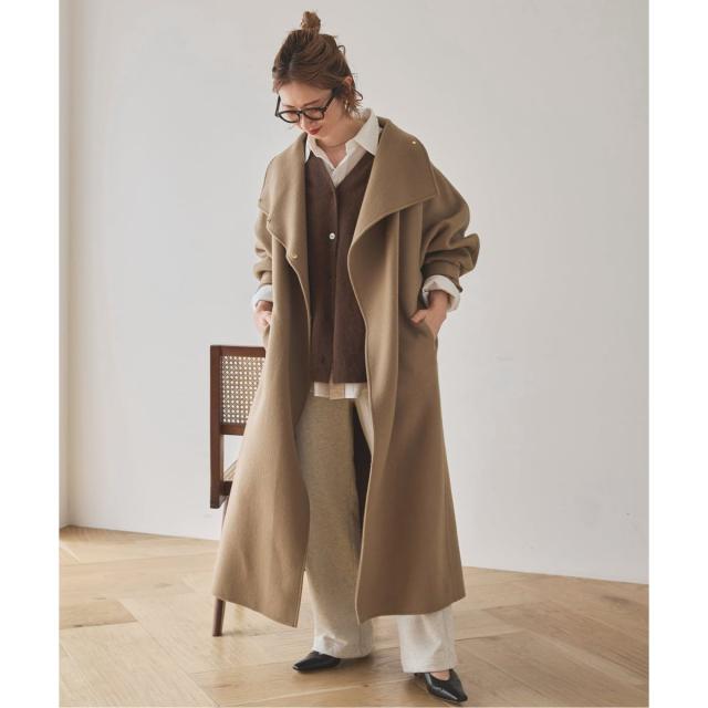 スピック＆スパン（Spick and Span）/《WEB限定 / 追加2予約》ビーバーニュアンスカラーオーバーコート