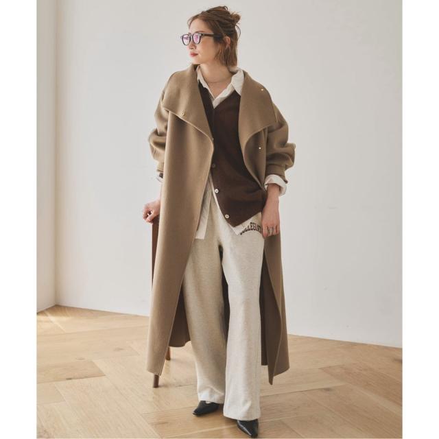 スピック＆スパン（Spick and Span）/《WEB限定 / 追加2予約》ビーバーニュアンスカラーオーバーコート