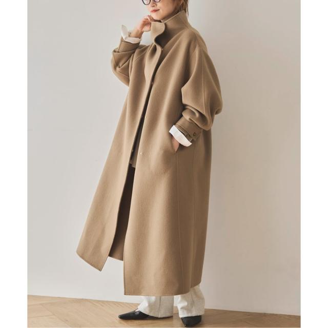 スピック＆スパン（Spick and Span）/《WEB限定 / 追加2予約》ビーバーニュアンスカラーオーバーコート