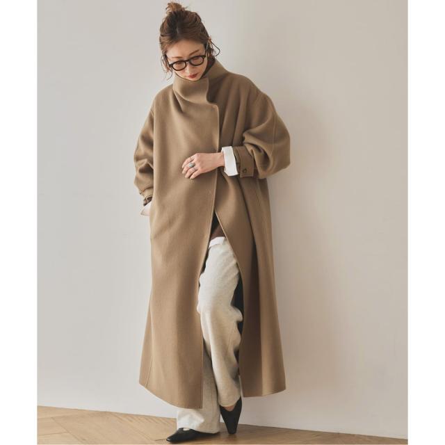 スピック＆スパン（Spick and Span）/《WEB限定 / 追加2予約》ビーバーニュアンスカラーオーバーコート