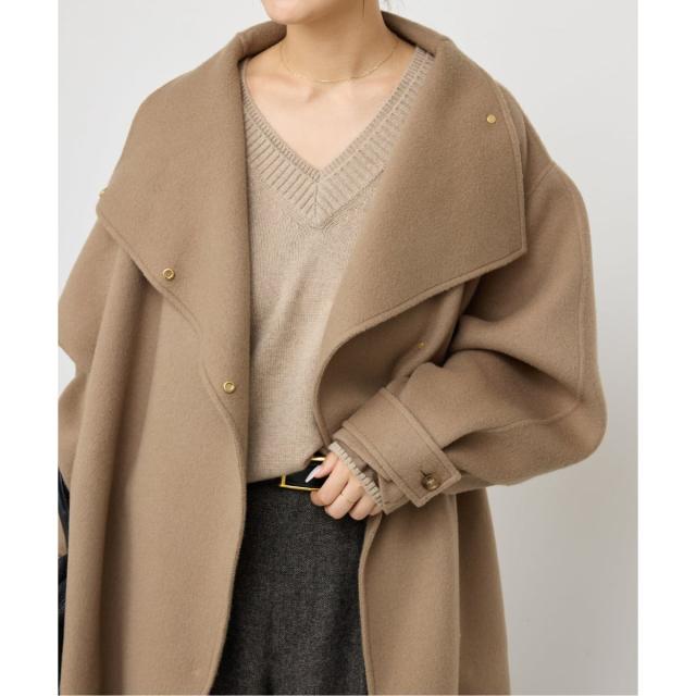 スピック＆スパン（Spick and Span）/《WEB限定 / 追加2予約》ビーバーニュアンスカラーオーバーコート