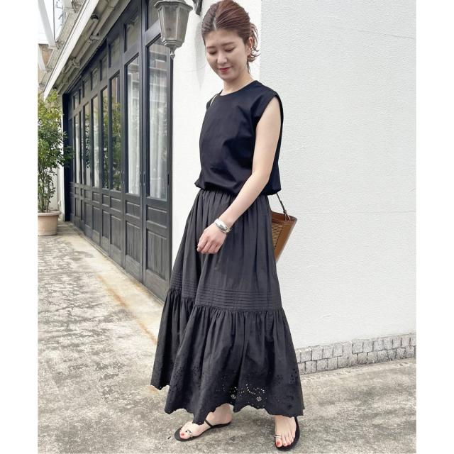 スピック＆スパン（Spick and Span）/《追加2》エンブロイダリーレーススカート