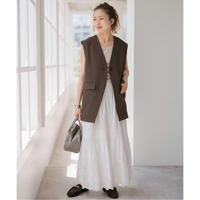 スピック＆スパン（Spick and Span）/《追加2》エンブロイダリーレーススカート