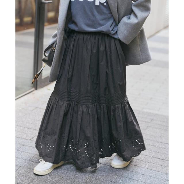 スピック＆スパン（Spick and Span）/《追加2》エンブロイダリーレーススカート