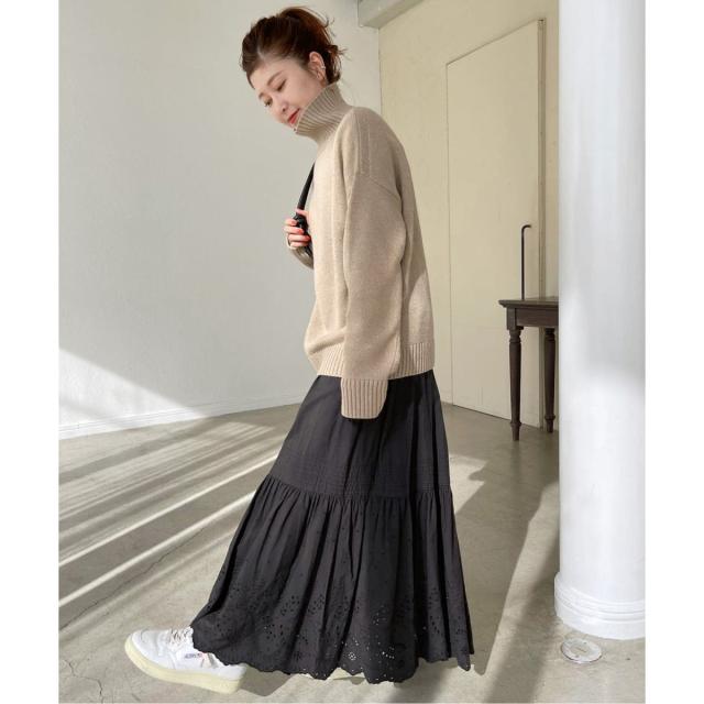 スピック＆スパン（Spick and Span）/《追加2》エンブロイダリーレーススカート