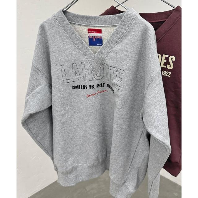スピック＆スパン（Spick and Span）/《追加2》La Hutte / ラ ユット 別注Vネックスウェット*