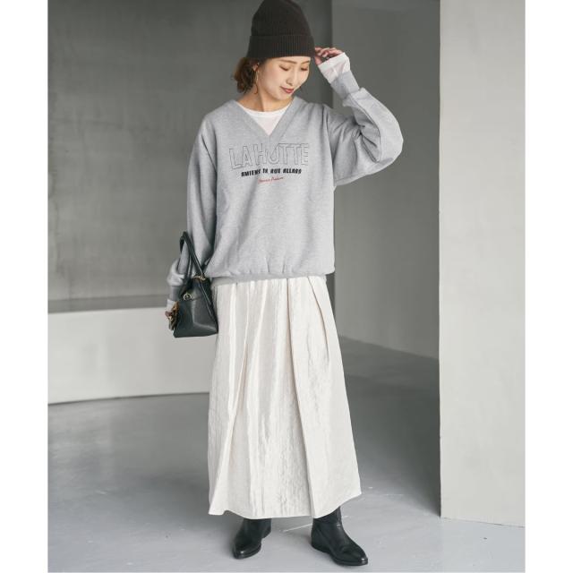 スピック＆スパン（Spick and Span）/《追加2》La Hutte / ラ ユット 別注Vネックスウェット*