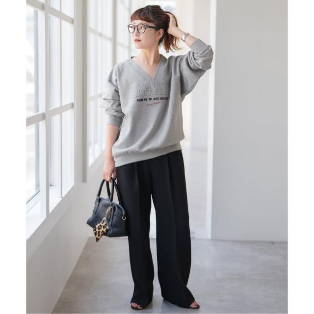 スピック＆スパン（Spick and Span）/《追加2》La Hutte / ラ ユット 別注Vネックスウェット*