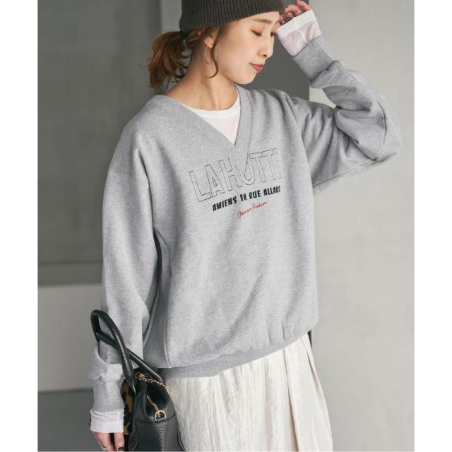 スピック＆スパン（Spick and Span）/《追加2》La Hutte / ラ ユット 別注Vネックスウェット*