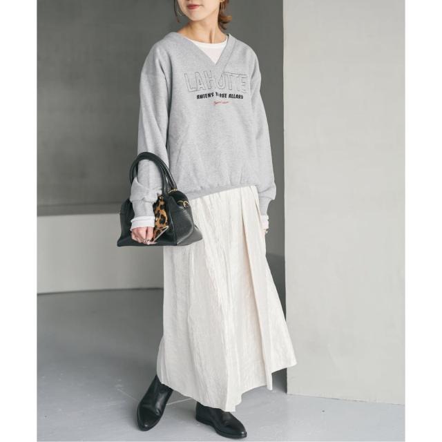 スピック＆スパン（Spick and Span）/《追加2》La Hutte / ラ ユット 別注Vネックスウェット*