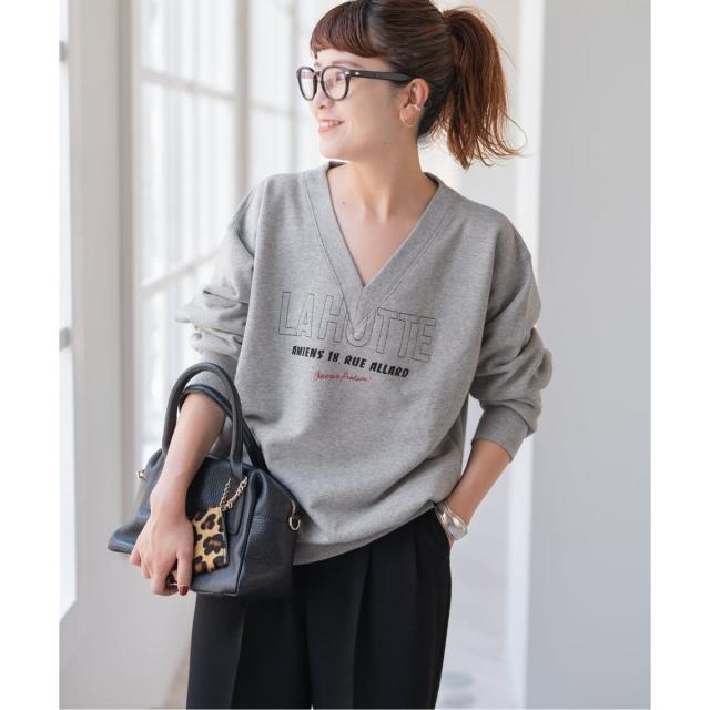 スピック＆スパン（Spick and Span）/《追加2》La Hutte / ラ ユット 別注Vネックスウェット*