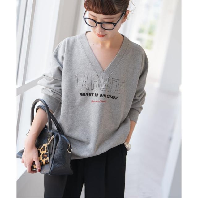 スピック＆スパン（Spick and Span）/《追加2》La Hutte / ラ ユット 別注Vネックスウェット*