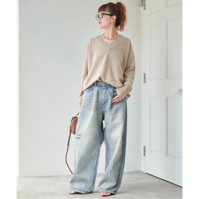 スピック＆スパン（Spick and Span）/《WEB限定 / 追加》5 1/2 TUCKBARREL DENIM