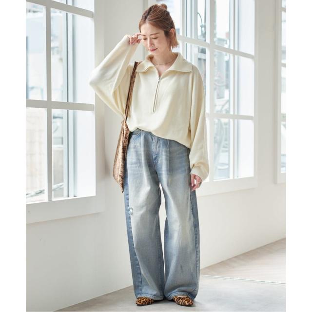 スピック＆スパン（Spick and Span）/《WEB限定 / 追加》5 1/2 TUCKBARREL DENIM