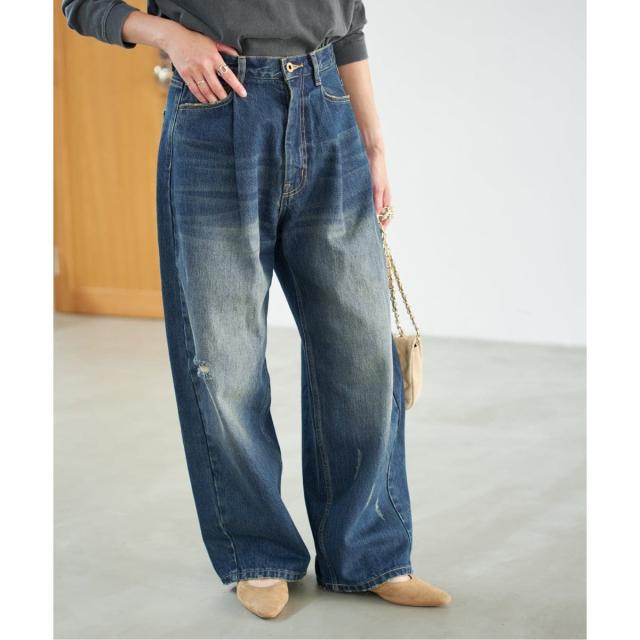 スピック＆スパン（Spick and Span）/《WEB限定 / 追加》5 1/2 TUCKBARREL DENIM