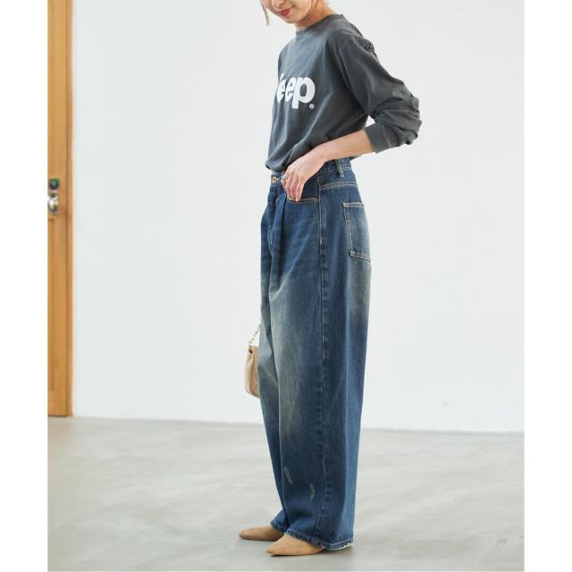 スピック＆スパン（Spick and Span）/《WEB限定 / 追加》5 1/2 TUCKBARREL DENIM