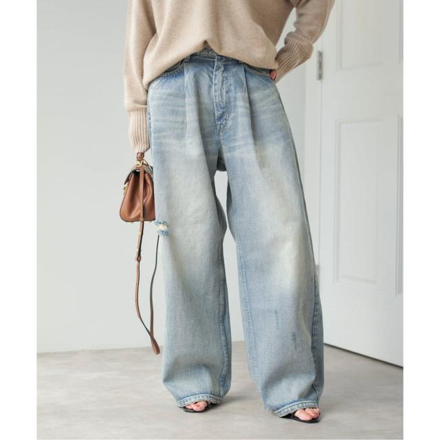 スピック＆スパン（Spick and Span）/《WEB限定 / 追加》5 1/2 TUCKBARREL DENIM