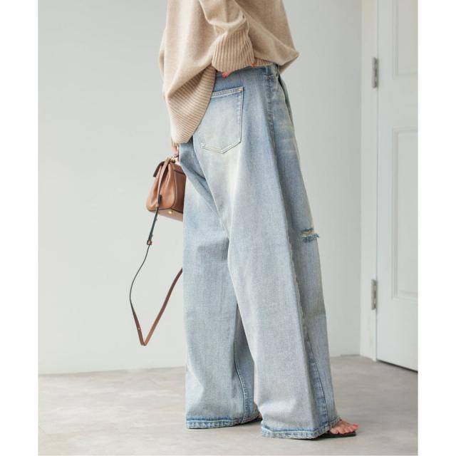 スピック＆スパン（Spick and Span）/《WEB限定 / 追加》5 1/2 TUCKBARREL DENIM