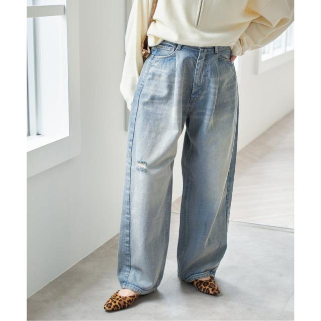 スピック＆スパン（Spick and Span）/《WEB限定 / 追加》5 1/2 TUCKBARREL DENIM