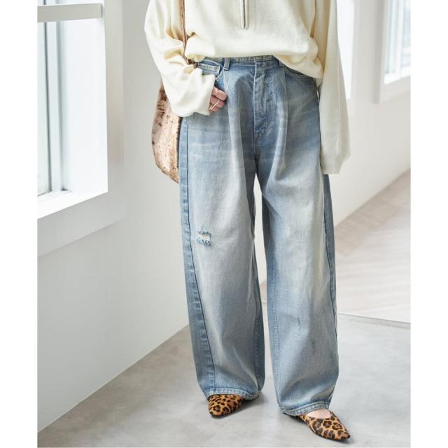 スピック＆スパン（Spick and Span）/《WEB限定 / 追加》5 1/2 TUCKBARREL DENIM