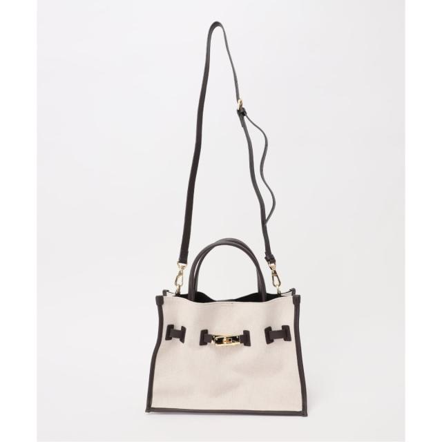 スピック＆スパン（Spick and Span）/《予約》VIOLAd’ORO / ヴィオラドーロ キャンバス*レザートートバッグM*