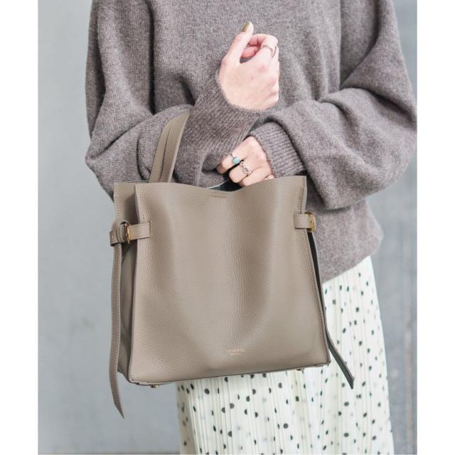 スピック＆スパン（Spick and Span）/《予約》VIOLAd’ORO / ヴィオラドーロ サイドベルトレザートート