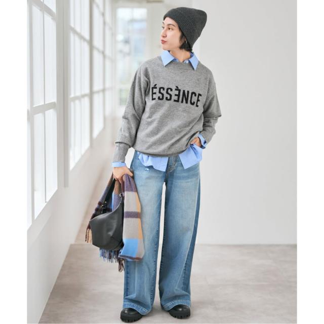 スピック＆スパン（Spick and Span）/《WEB限定 / 追加2》ESSENCEロゴニット