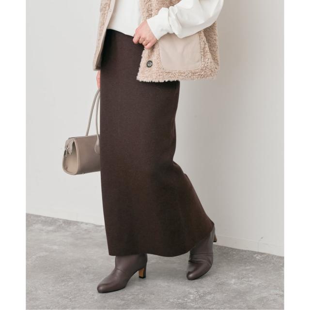 スピック＆スパン（Spick and Span）/《追加予約》ミラノリブニットスカート