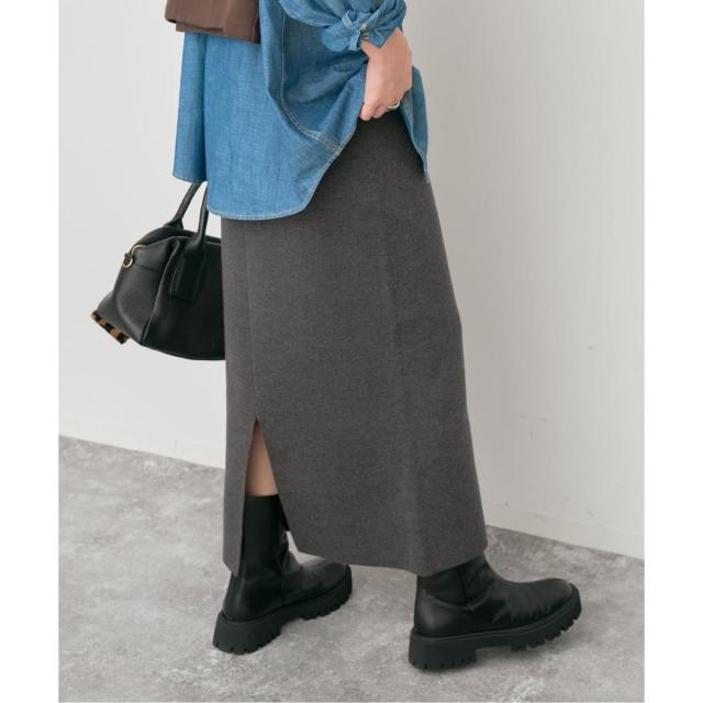 スピック＆スパン（Spick and Span）/《追加予約》ミラノリブニットスカート