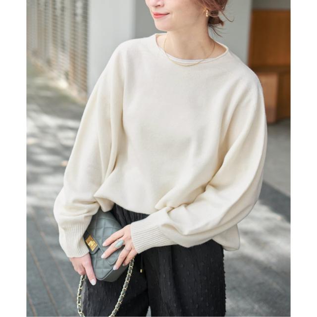 スピック＆スパン（Spick and Span）/《新色有り / 追加2》CHESSルーズボートネックプルオーバー