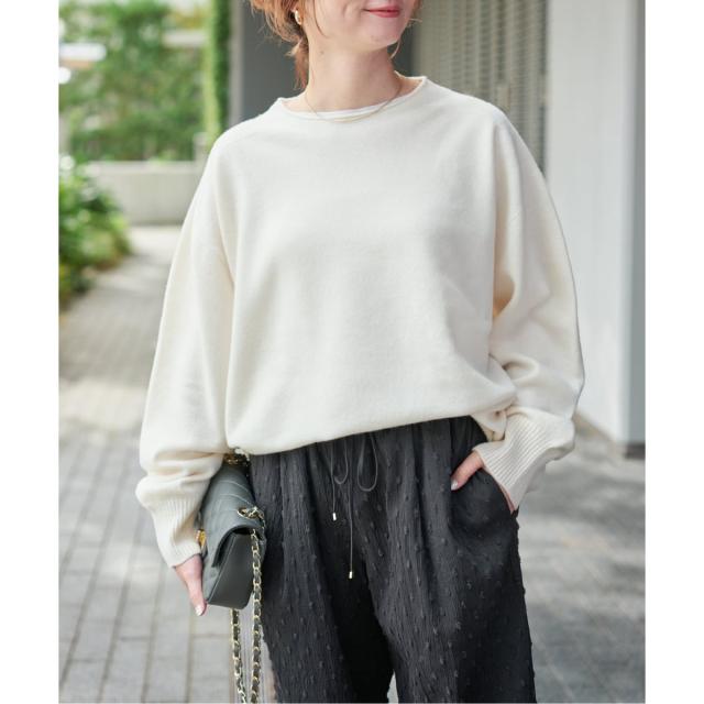 スピック＆スパン（Spick and Span）/《新色有り / 追加2》CHESSルーズボートネックプルオーバー