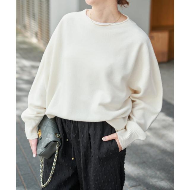 スピック＆スパン（Spick and Span）/《新色有り / 追加2》CHESSルーズボートネックプルオーバー