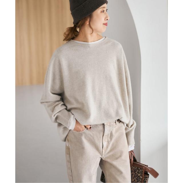 スピック＆スパン（Spick and Span）/《新色有り / 追加2》CHESSルーズボートネックプルオーバー