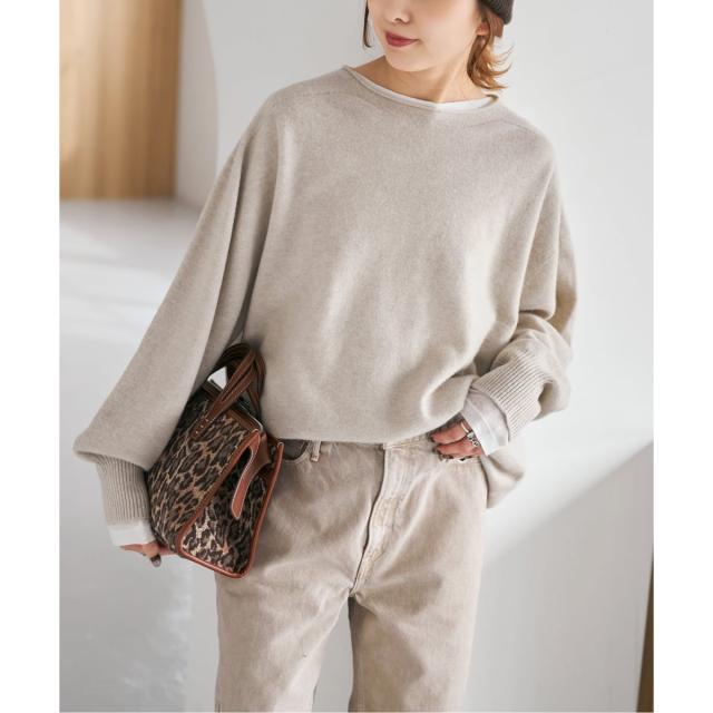 スピック＆スパン（Spick and Span）/《新色有り / 追加2》CHESSルーズボートネックプルオーバー